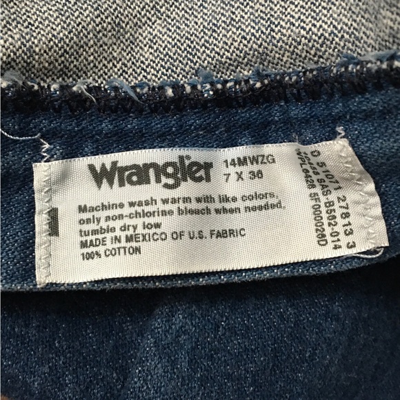 Vintage Wrangler High Waist Jeans 14MWZG Style - Picture 4 of 4